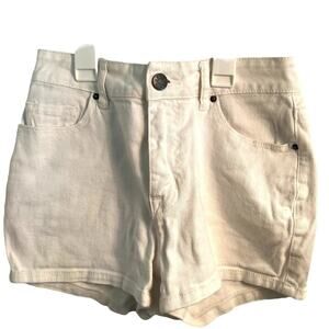 Urban Outfitters White Jean Shorts BDG High Rise ERIN Size 27 W 5 Pocket Shortie